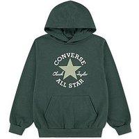 Converse Junior Boys Dissected Chuck Oversized Hoodie - Green