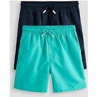 The Very Collection Boys 2 Pack Swim Shorts - Multi