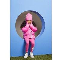 Nike Kids Girls Futura Beanie/Glove Set - Pink