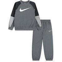 Nike Kids Unisex Lifestyle Essentials Crew Tracksuit - Grey