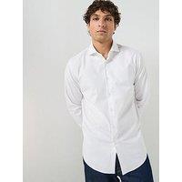 Boss H-Joe Spread Collar Easy Iron Formal Shirt - White