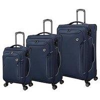 It Luggage Teleported Navy Berry 3Pc Suitcase Set