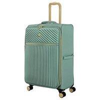 It Luggage Esplanade Granite Green Medium Suitcase