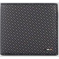Boss Ray Monogram Wallet - Black