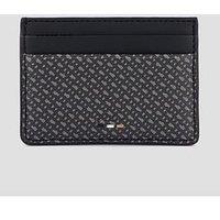 Boss Ray Monogram Card Holder - Black