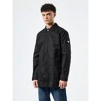 Weekend Offender Whitehouse Mid Length Mac Jacket - Black