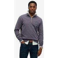 Superdry Athletic Essential Half Zip - Blue
