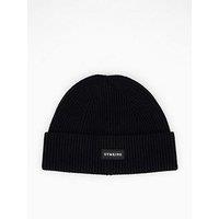 Gym King Women'S Rubber Badge Beanie - Black