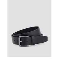 Boss Joris Metal Buckle Leather Belt - Black