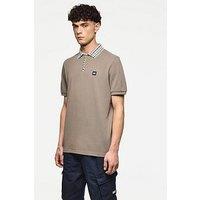 Weekend Offender Lachine Short Sleeve Polo Shirt - Brown