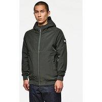 Weekend Offender Sulta Softshell Bomber Jacket - Dark Green
