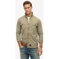 Superdry Military Long Sleeve Shirt - Khaki