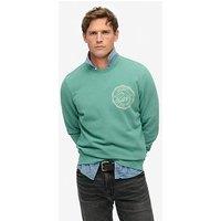 Superdry Lo-Fi Outdoor Mono Back Graphic Sweat