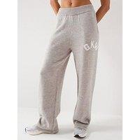Gym King Women'S Restore Knit Straight Leg Joggers - Light Grey