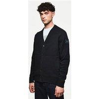 Weekend Offender Lauda Knitted Wool Cardigan - Black