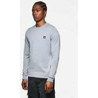 Weekend Offender Solace Crew Knitted Sweatshirt - Grey