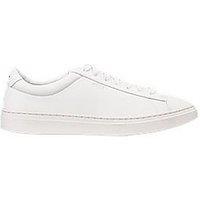 Boss Kieran Tenn Leather Trainers - White