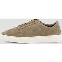 Boss Kieran Tenn Suede Trainers - Green
