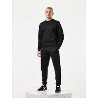 Weekend Offender Harlem Classic Crew Tracksuit - Black