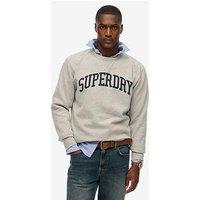 Superdry Athletic Essentials Crew Sweat - Grey
