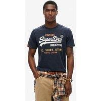 Superdry Vl Cali Rleaxed Fit Graphic T-Shirt - Navy
