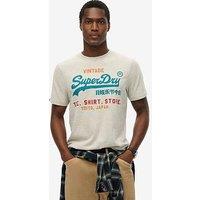 Superdry Vl Cali Rleaxed Fit Graphic T-Shirt - White