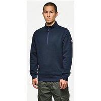 Weekend Offender Kraviz Quarter Zip Sweatshirt - Navy