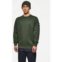 Weekend Offender Thunder Classic Crew Sweatshirt - Dark Green