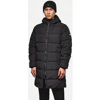 Weekend Offender Capelli Mid Length Puffer Jacket - Black