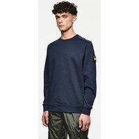 Weekend Offender Nylon Ripstop Overlay Sweatshirt - Navy