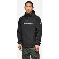 Weekend Offender Ranglin Chest Pocket Overhead Jacket - Black
