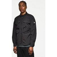 Weekend Offender Shields Pocket Overshirt - Black