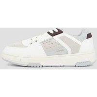 Hugo Yarrow Tenn Pu Suede Trainers - White