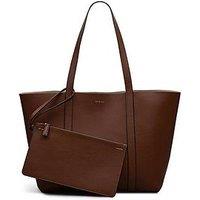 Radley Hanbury Row Large Open Top Tote Bag - Brown/Taupe