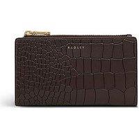 Radley Coin Street Faux Croc Medium Ziptop Purse - Brown