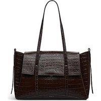 Radley The Chancery - Faux Croc Large Flapover Shoulder