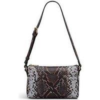 Radley Pockets Faux Snake Mini Ziptop Ew Shoulder - Multi