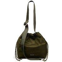 Radley Eden Row Small Nylon Crossbody Drawstring Bag - Khaki