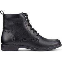 Hotter Surrey Ii Wide Fit Lace-Up Boot - Black