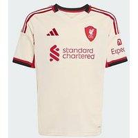 Adidas Personalised Liverpool Junior 25/26 Away Stadium Replica Shirt - White