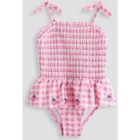 The Very Collection Toddler Girl Strawberry Swimsuit - Pink