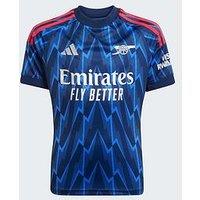 Adidas Personalised Arsenal Junior 25/26 Away Stadium Replica Shirt - Blue