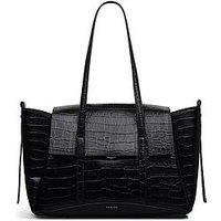 Radley The Chancery - Faux Croc Medium Flapover Shoulder