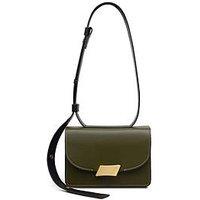 Radley The Belsize Leather Flapover Shoulder Bag - Khaki