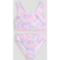 The Very Collection Girls Leopard Bikini - Pink