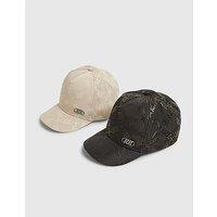 River Island Mini Boys Monogram Cap - Black