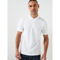 Boss Pallas Short Sleeve Polo - White