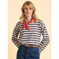 Brakeburn Chesil Long Sleeve T-Shirt - Beige