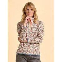 Brakeburn Colehill Quarter Zip Sweatshirt - Beige