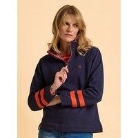 Brakeburn Broadstone Quarter Zip Sweatshirt - Navy